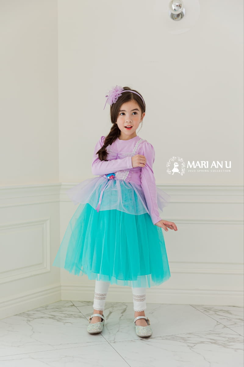 Mari An U - Korean Children Fashion - #prettylittlegirls - The Little Mermaid One-piece - 2