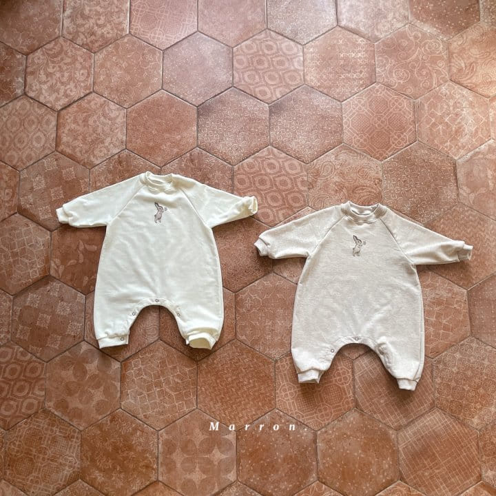 Marron - Korean Baby Fashion - #babywear - Bunny Bodysuit - 9