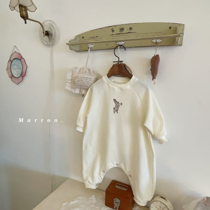 Marron - Korean Baby Fashion - #onlinebabyshop - Bunny Bodysuit - 11