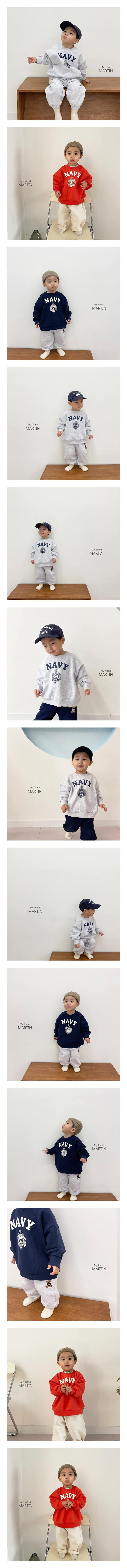 Martin - Korean Children Fashion - #littlefashionista - English Sweatshirt