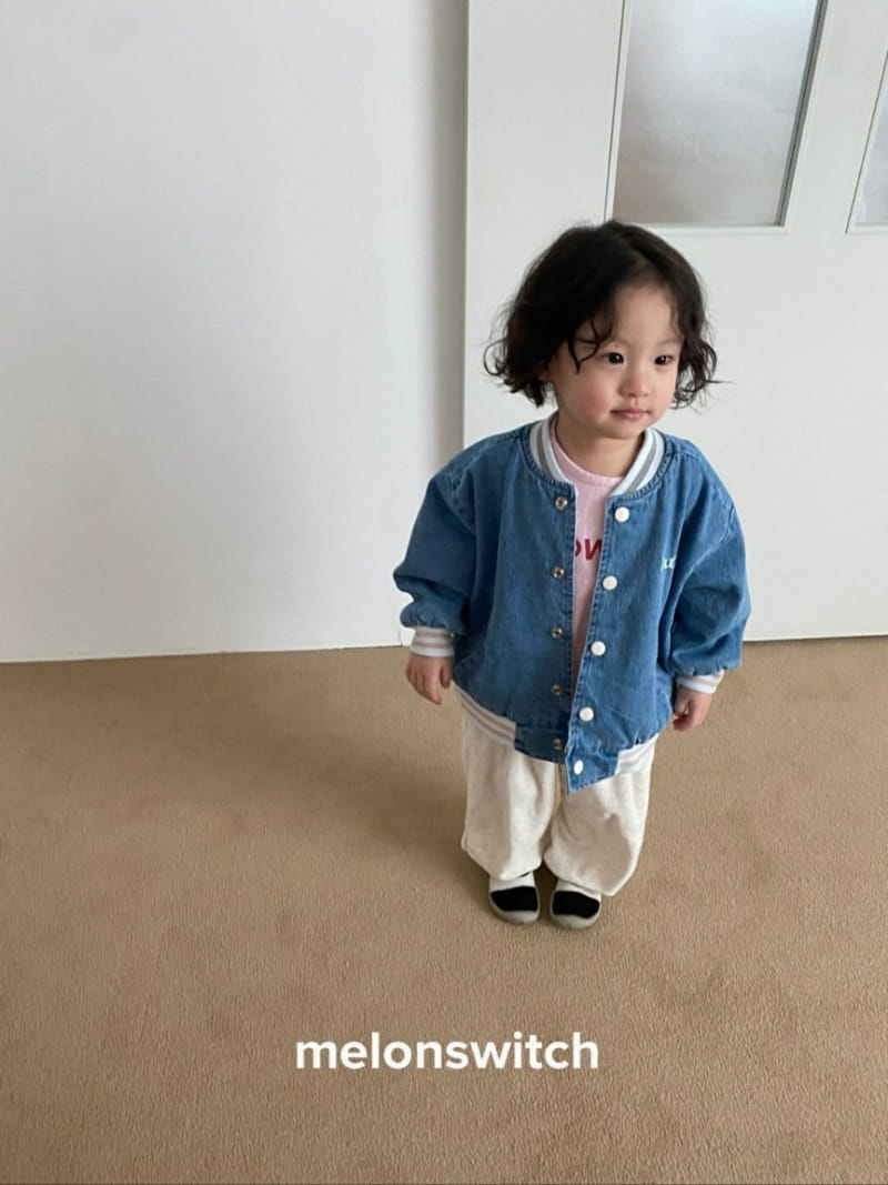 Melon Switch - Korean Children Fashion - #childofig - Butter Denim Basity Jacket - 10