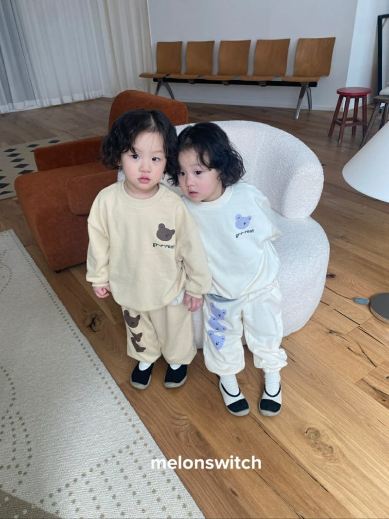 Melon Switch - Korean Children Fashion - #discoveringself - Great Bear Top Bottom Set - 5