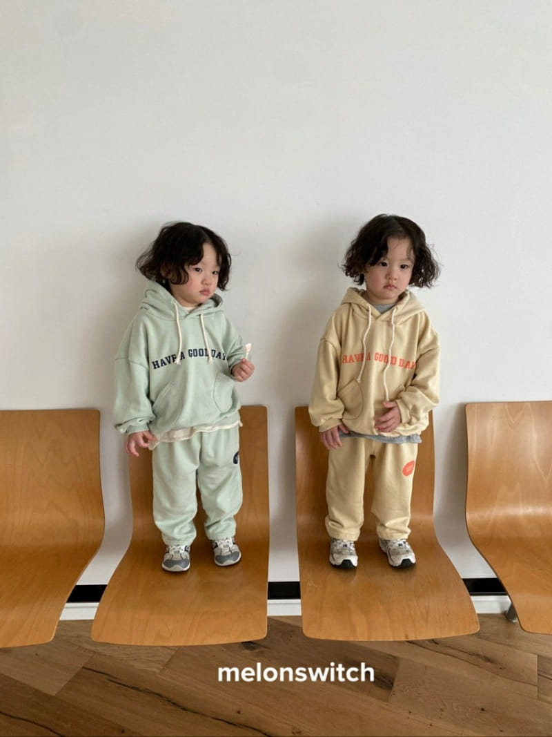 Melon Switch - Korean Children Fashion - #fashionkids - Good day Hoody Set - 5