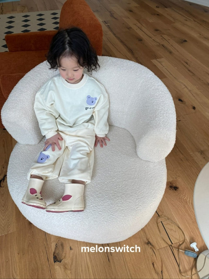 Melon Switch - Korean Children Fashion - #kidsshorts - Great Bear Top Bottom Set - 7