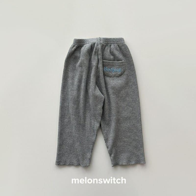 Melon Switch - Korean Children Fashion - #kidzfashiontrend - Bonjour Rib Pants - 10