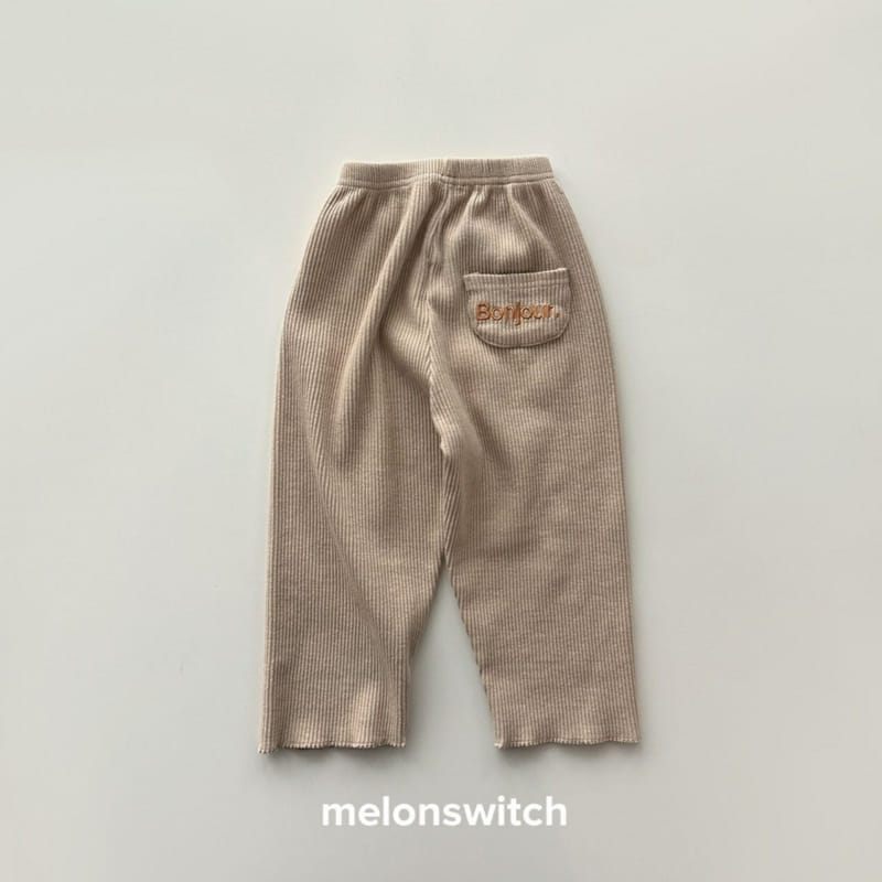 Melon Switch - Korean Children Fashion - #littlefashionista - Bonjour Rib Pants - 12