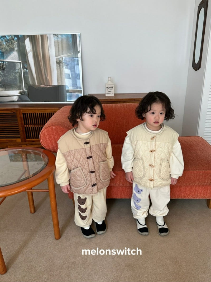 Melon Switch - Korean Children Fashion - #magicofchildhood - Great Bear Top Bottom Set - 12