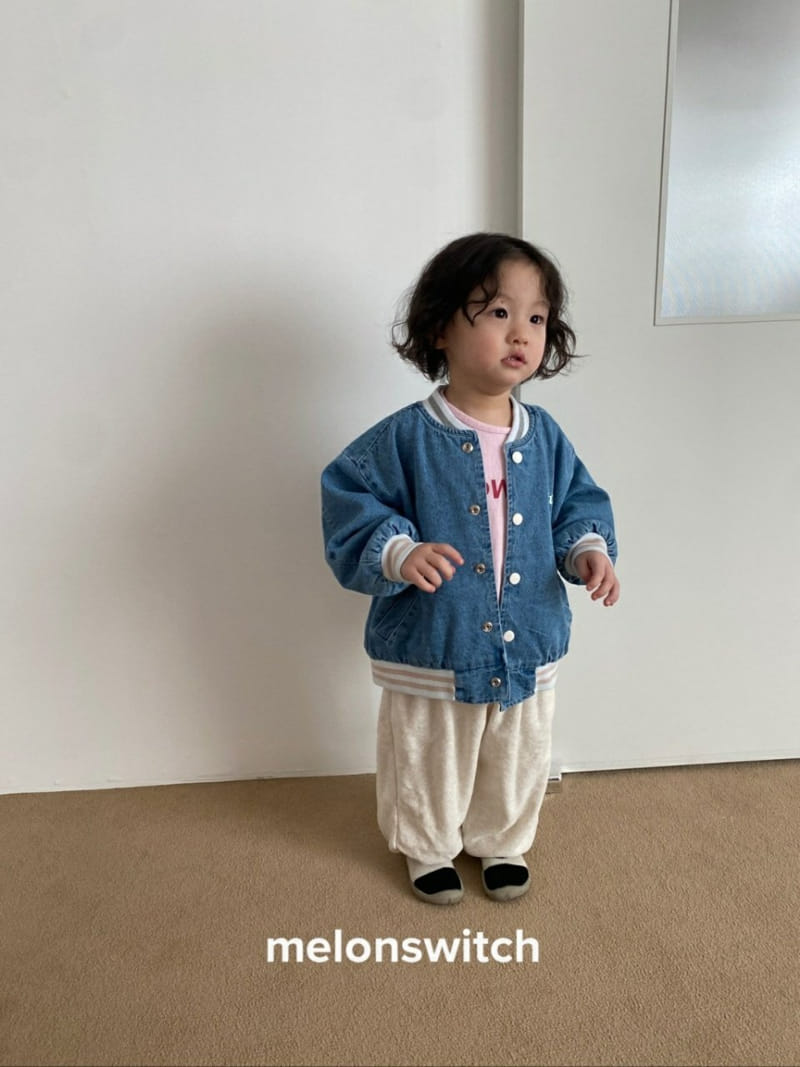 Melon Switch - Korean Children Fashion - #littlefashionista - Butter Denim Basity Jacket - 4