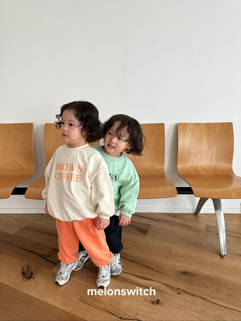 Melon Switch - Korean Children Fashion - #stylishchildhood - Brown Top Bottom Set - 10