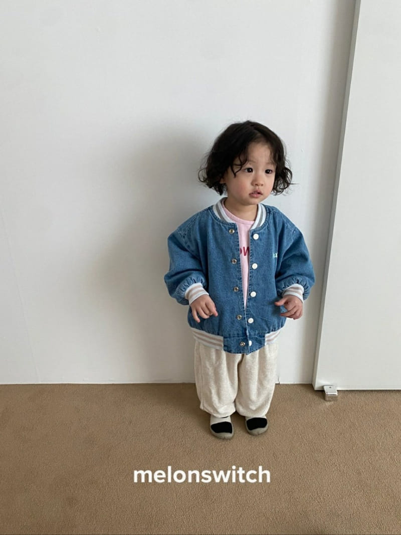 Melon Switch - Korean Children Fashion - #todddlerfashion - Butter Denim Basity Jacket - 7