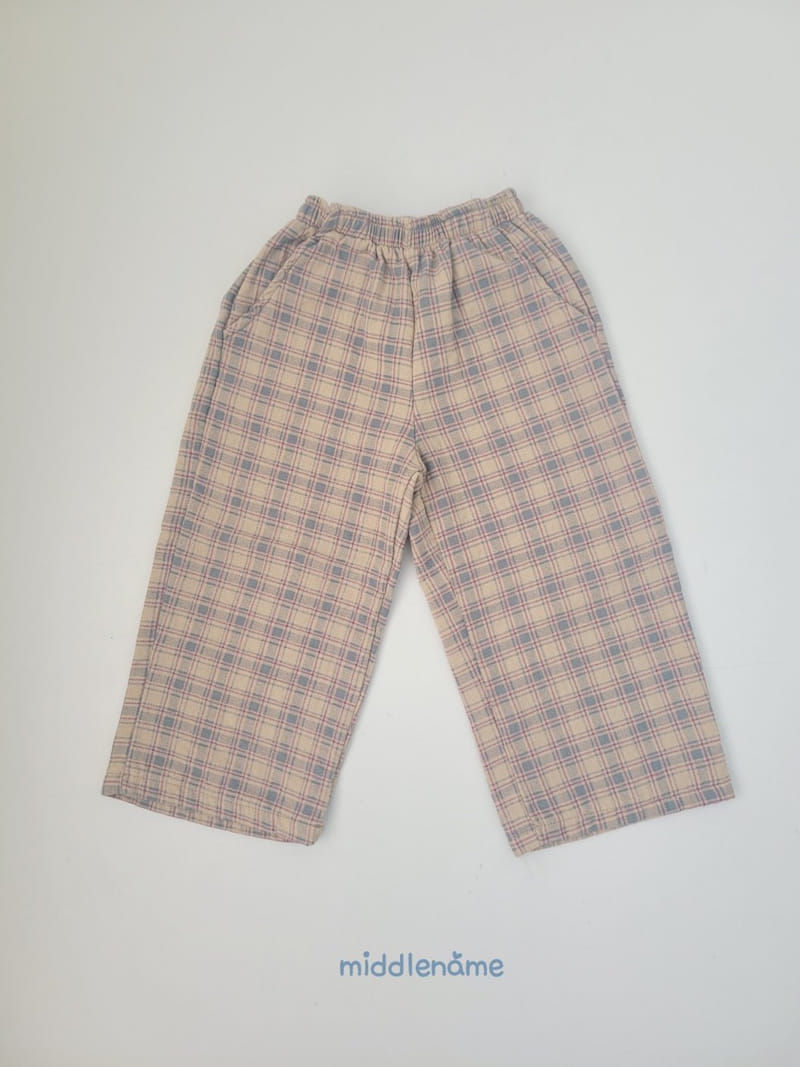 Middle Name - Korean Children Fashion - #discoveringself - Spring Check Pants - 10