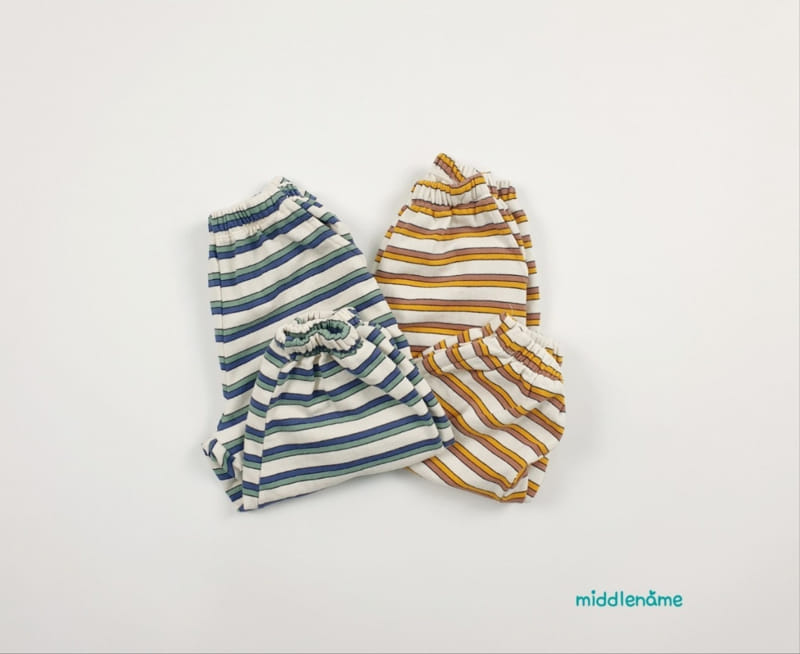Middle Name - Korean Children Fashion - #minifashionista - Stripes PAnts - 4