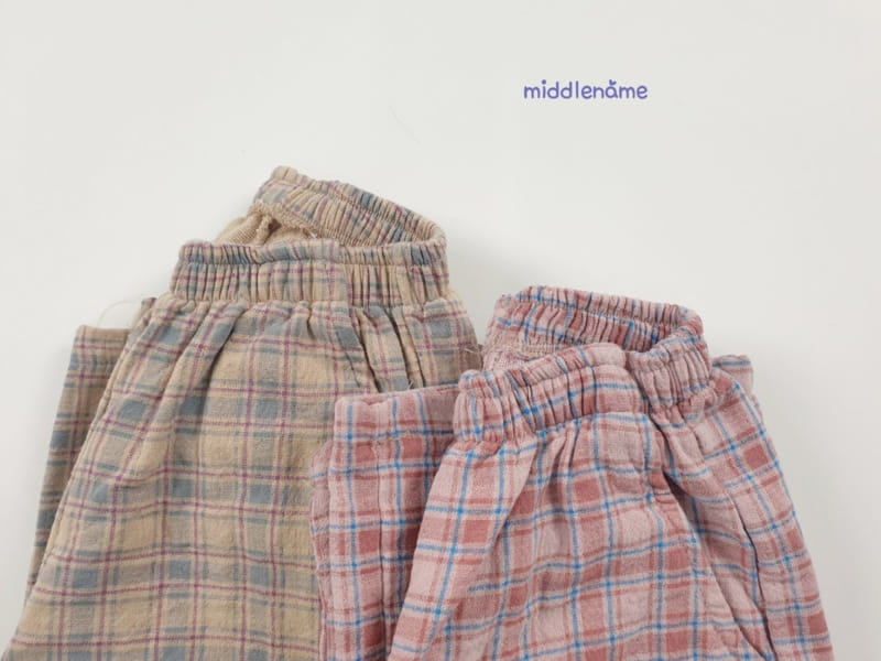 Middle Name - Korean Children Fashion - #prettylittlegirls - Spring Check Pants - 3