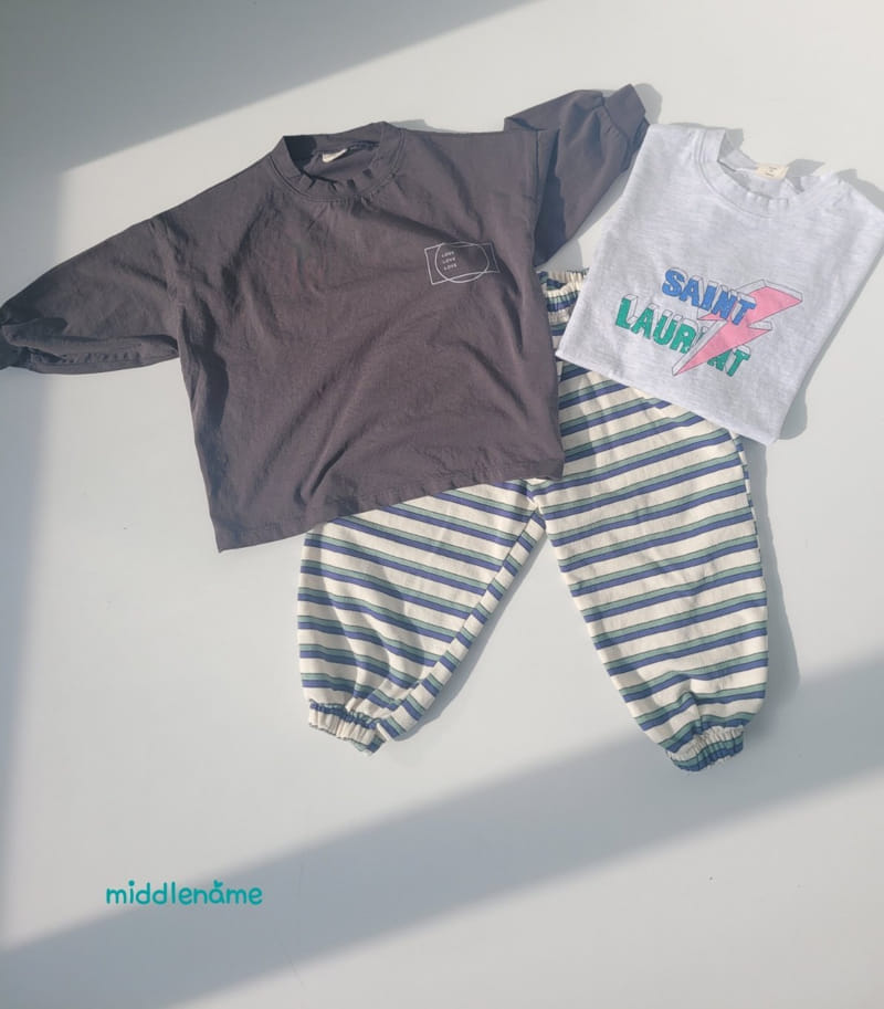 Middle Name - Korean Children Fashion - #toddlerclothing - Stripes PAnts - 6
