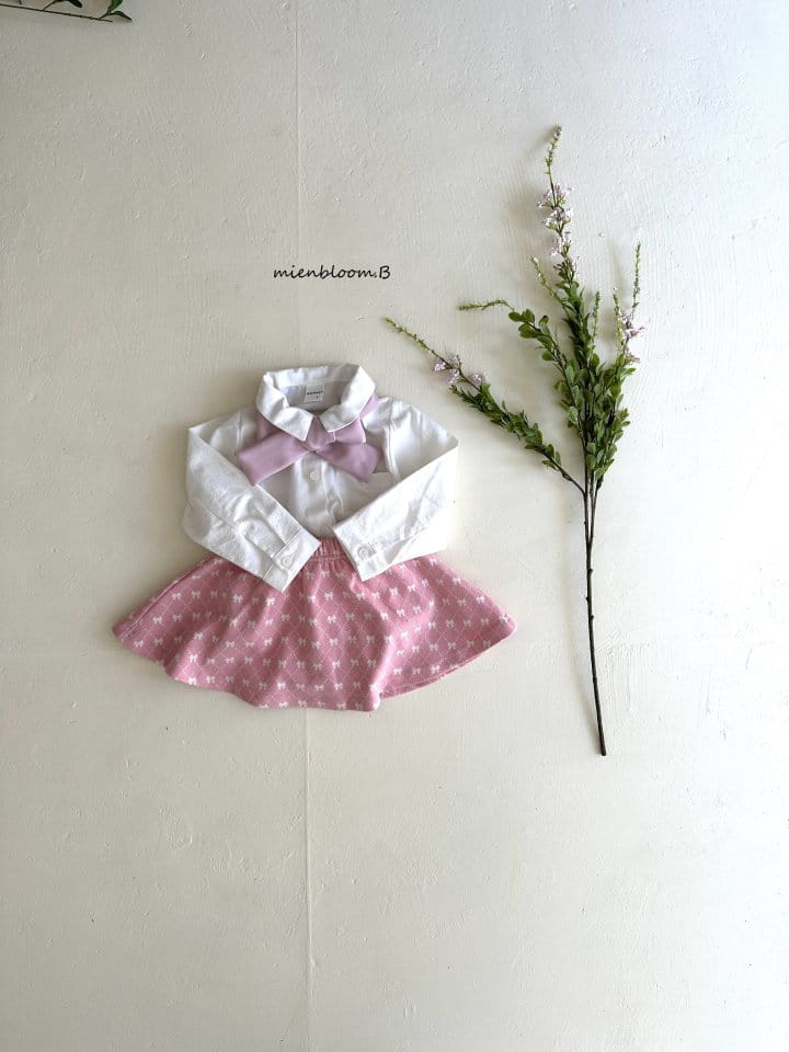 Mienbloom B - Korean Children Fashion - #littlefashionista - Ribbon Skirt - 7