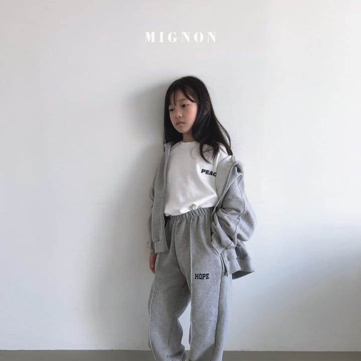 Mignon - Korean Children Fashion - #Kfashion4kids - Peace Tee - 8