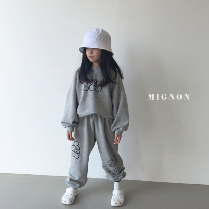 Mignon - Korean Children Fashion - #childofig - Kid Top Bottom Set - 9