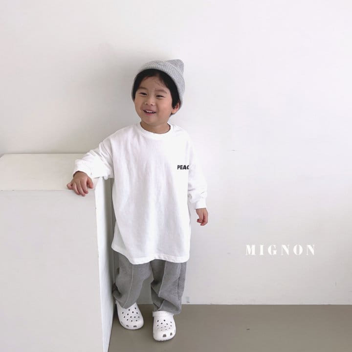 Mignon - Korean Children Fashion - #designkidswear - Peace Tee - 2