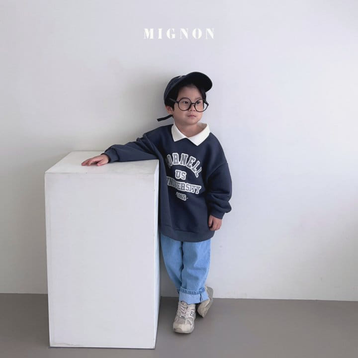 Mignon - Korean Children Fashion - #littlefashionista - Conel Collar Sweatshirt - 7