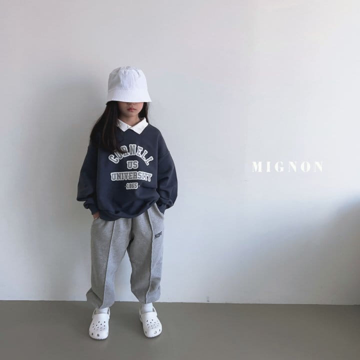 Mignon - Korean Children Fashion - #magicofchildhood - Conel Collar Sweatshirt - 8