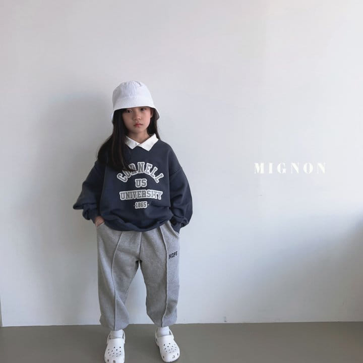 Mignon - Korean Children Fashion - #minifashionista - Conel Collar Sweatshirt - 9