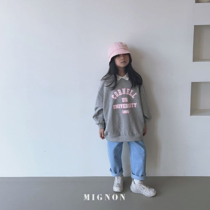Mignon - Korean Children Fashion - #prettylittlegirls - Conel Collar Sweatshirt - 10