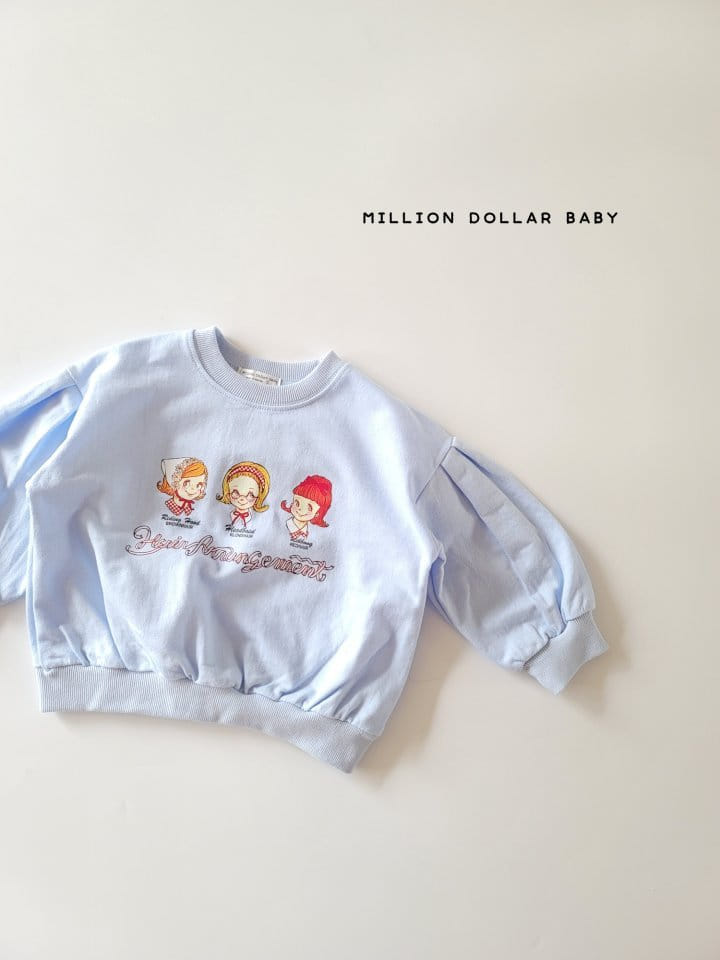 Million Dollar Baby - Korean Children Fashion - #designkidswear - Puff Sweatshirt - 8