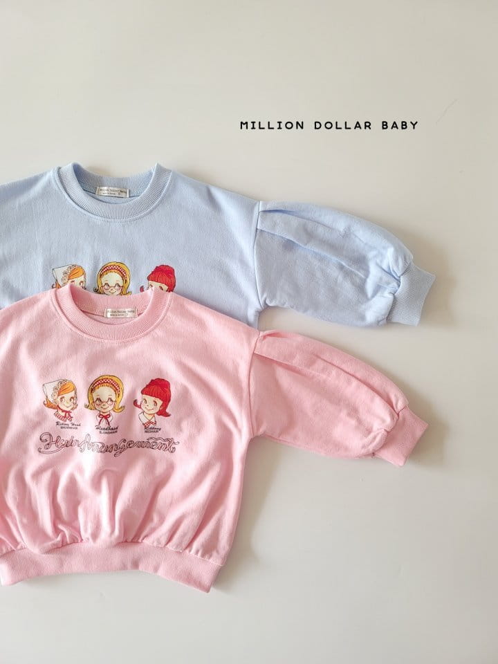 Million Dollar Baby - Korean Children Fashion - #fashionkids - Puff Sweatshirt - 10