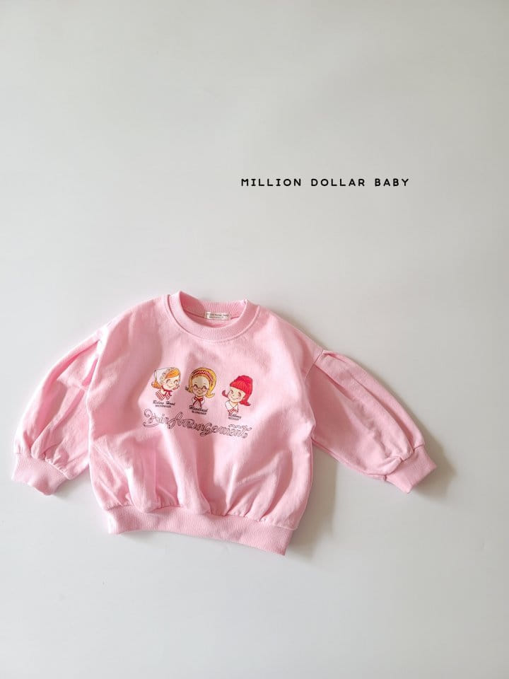 Million Dollar Baby - Korean Children Fashion - #kidsstore - Puff Sweatshirt - 12