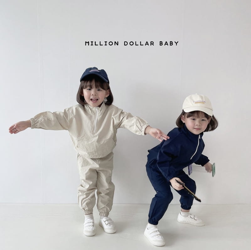 Million Dollar Baby - Korean Children Fashion - #littlefashionista - New York Top Bottom Pants Set - 6