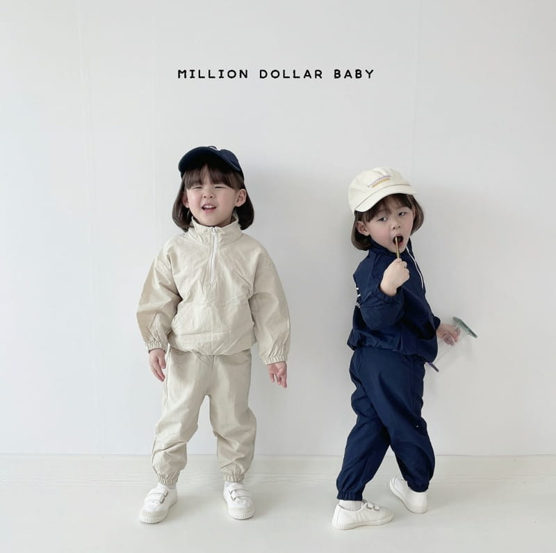 Million Dollar Baby - Korean Children Fashion - #minifashionista - New York Top Bottom Pants Set - 8