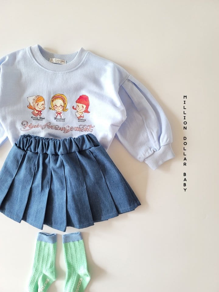 Million Dollar Baby - Korean Children Fashion - #minifashionista - Puff Sweatshirt