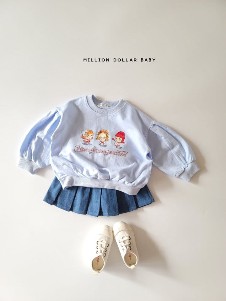 Million Dollar Baby - Korean Children Fashion - #stylishchildhood - Puff Sweatshirt - 5