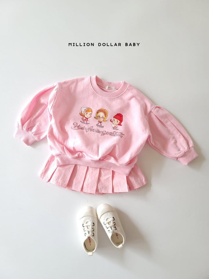 Million Dollar Baby - Korean Children Fashion - #todddlerfashion - Puff Sweatshirt - 3