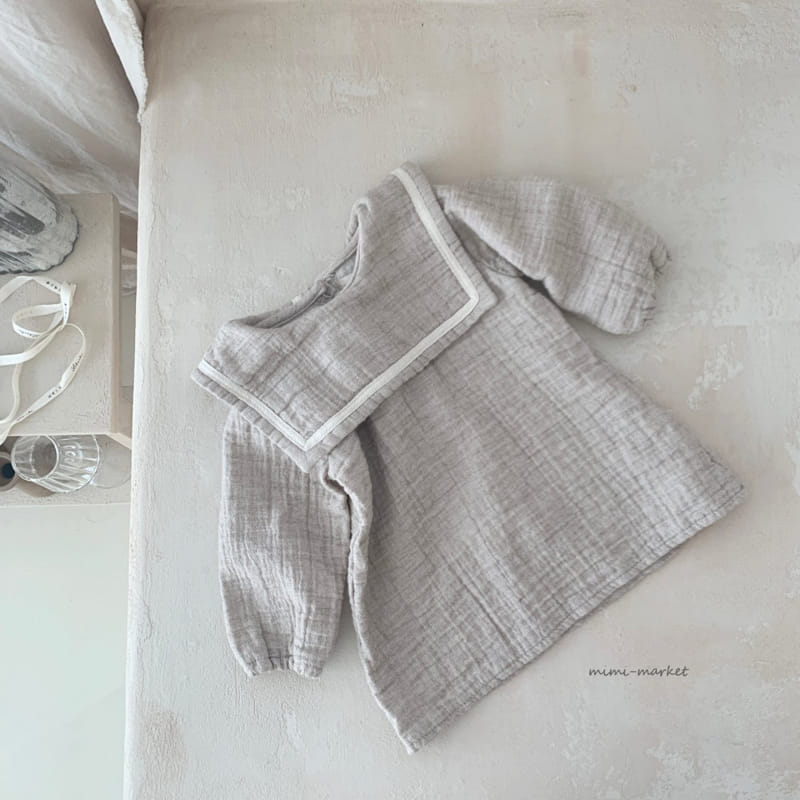 Mimi Market - Korean Baby Fashion - #babyboutique - Sailor One-piece - 6