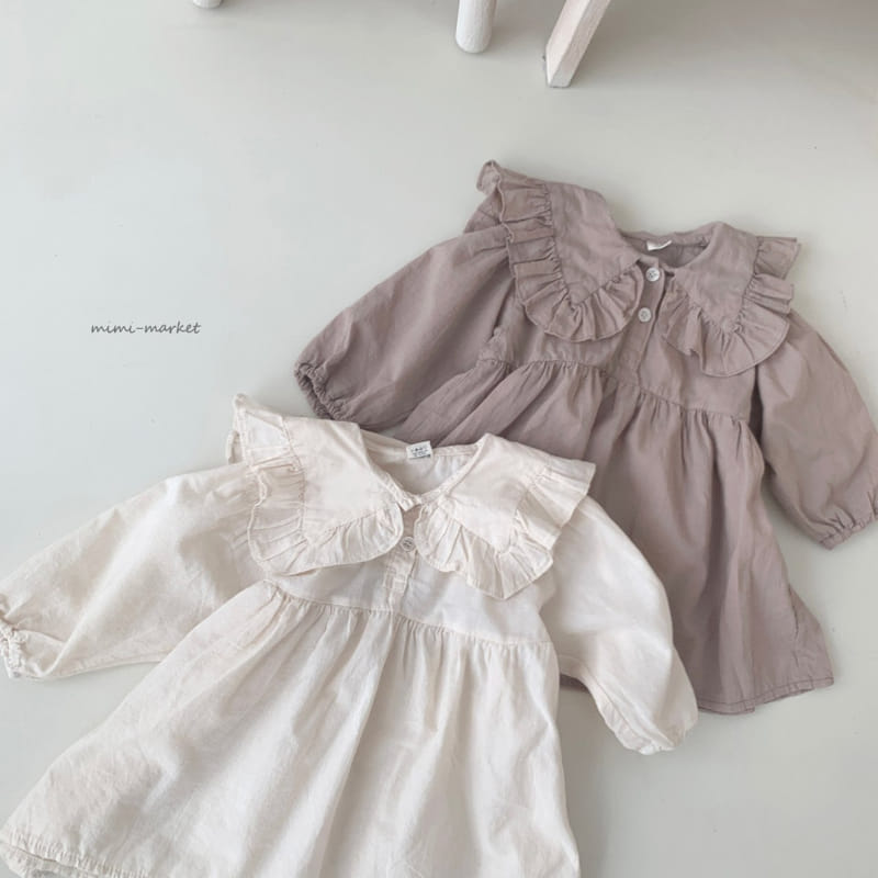 Mimi Market - Korean Baby Fashion - #babyboutique - Big Frill One-piece - 5