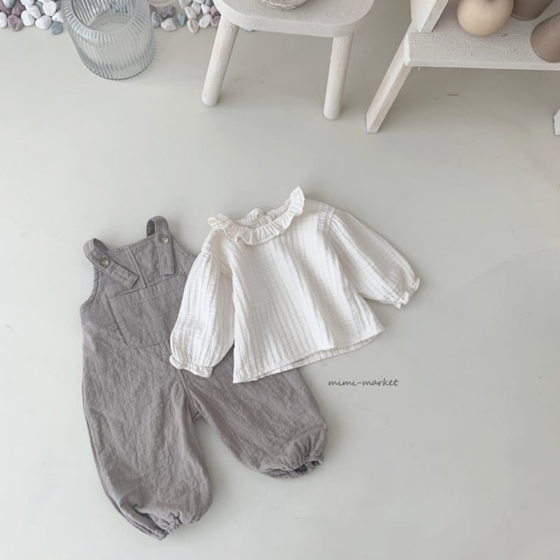 Mimi Market - Korean Baby Fashion - #babyboutiqueclothing - Berry Dungarees - 10