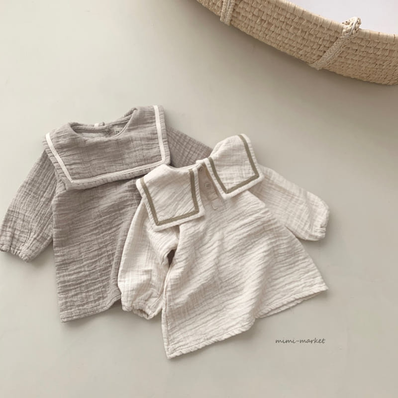 Mimi Market - Korean Baby Fashion - #babyboutiqueclothing - Sailor One-piece - 7