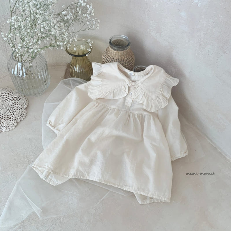 Mimi Market - Korean Baby Fashion - #babyclothing - Big Frill One-piece - 7