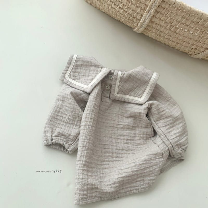 Mimi Market - Korean Baby Fashion - #babyoutfit - Sailor One-piece