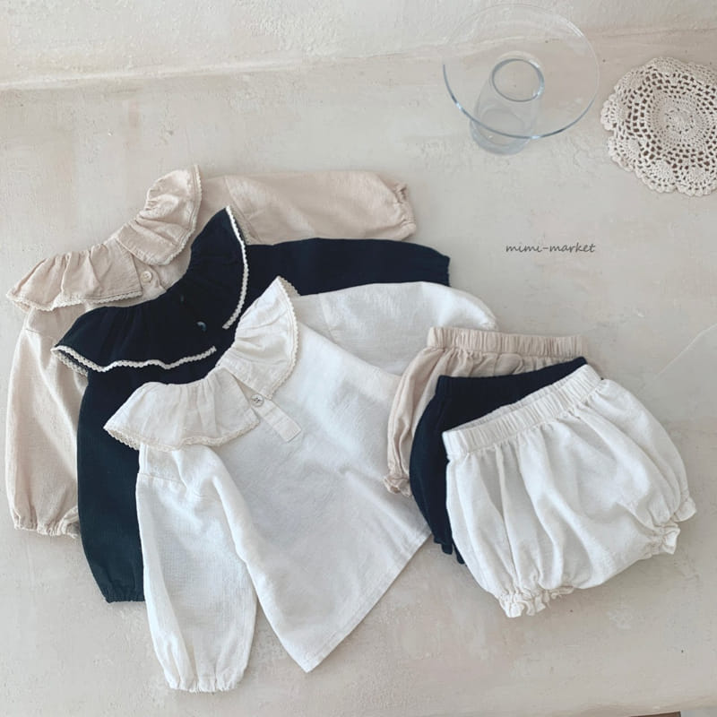 Mimi Market - Korean Baby Fashion - #onlinebabyshop - Mona Top Bottom Set - 6
