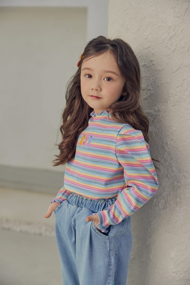 Mimico - Korean Children Fashion - #Kfashion4kids - Bear Girl Tee - 10