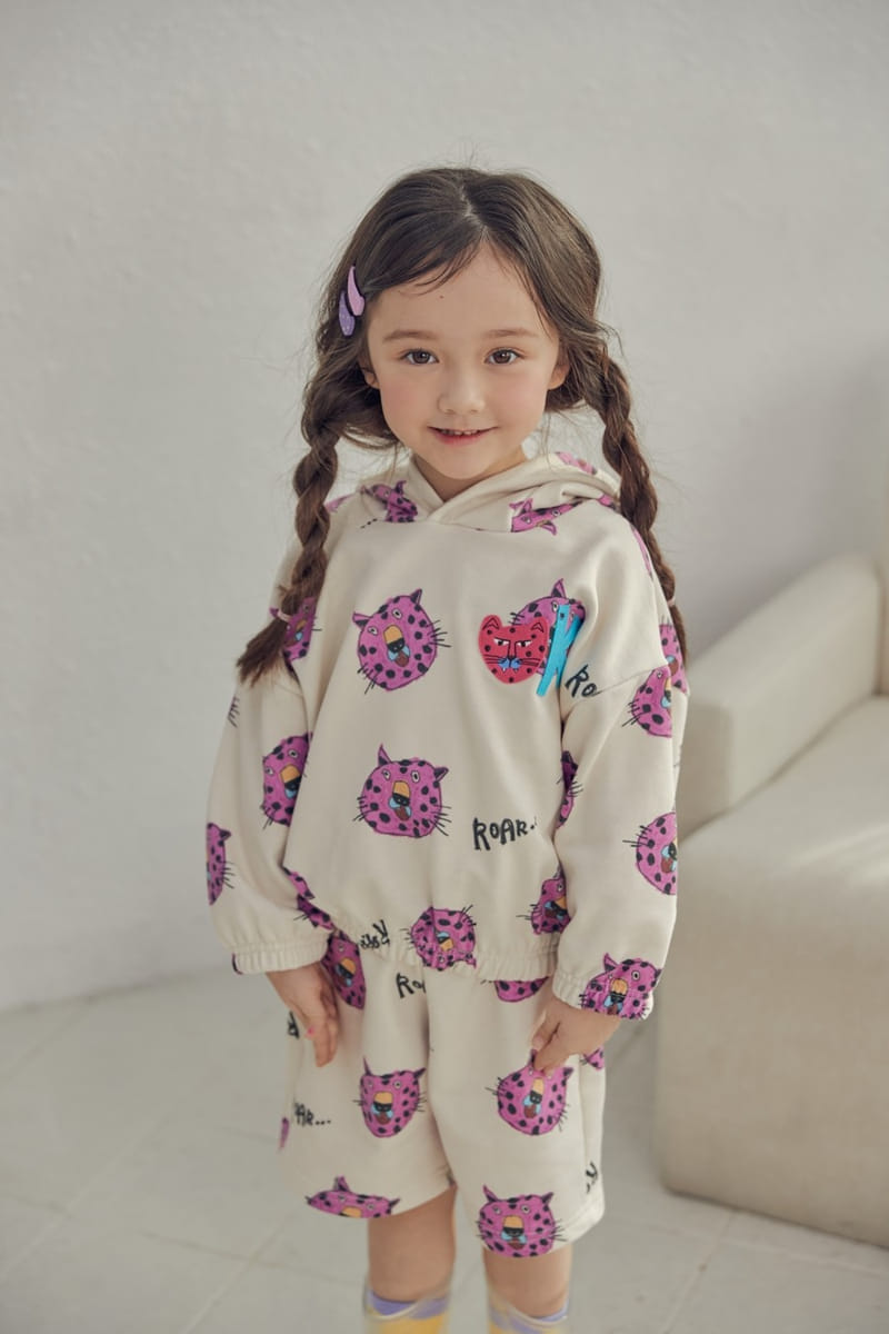 Mimico - Korean Children Fashion - #childofig - Cheetah Top Bottom Set - 12