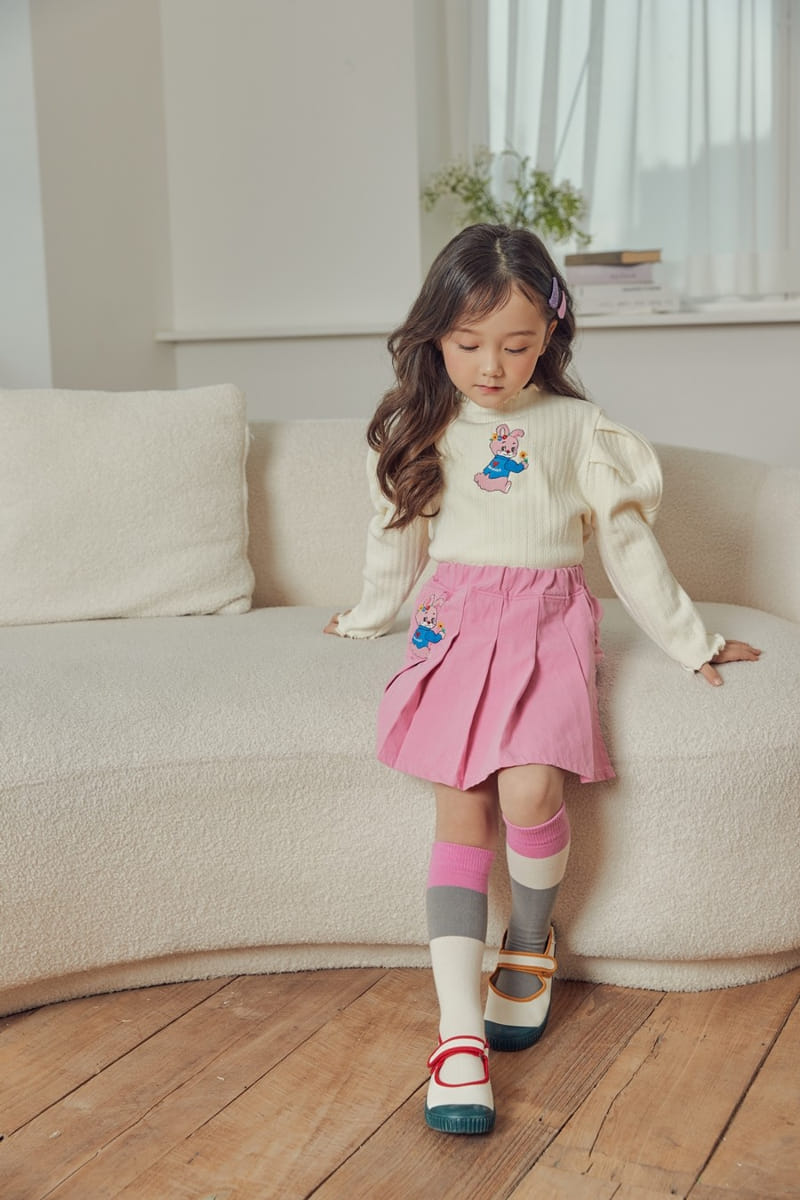 Mimico - Korean Children Fashion - #childofig - Wrinkle Skirt - 10