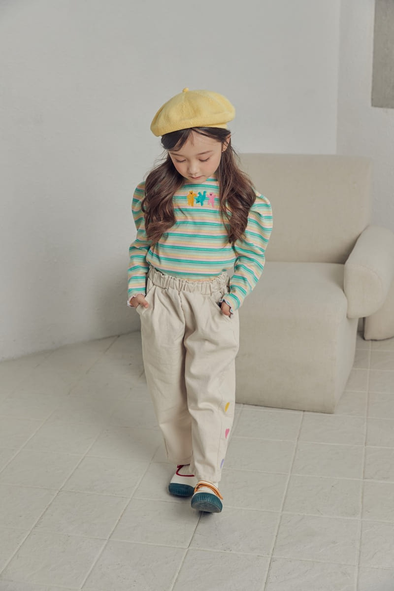 Mimico - Korean Children Fashion - #childrensboutique - Bear Girl Tee - 3