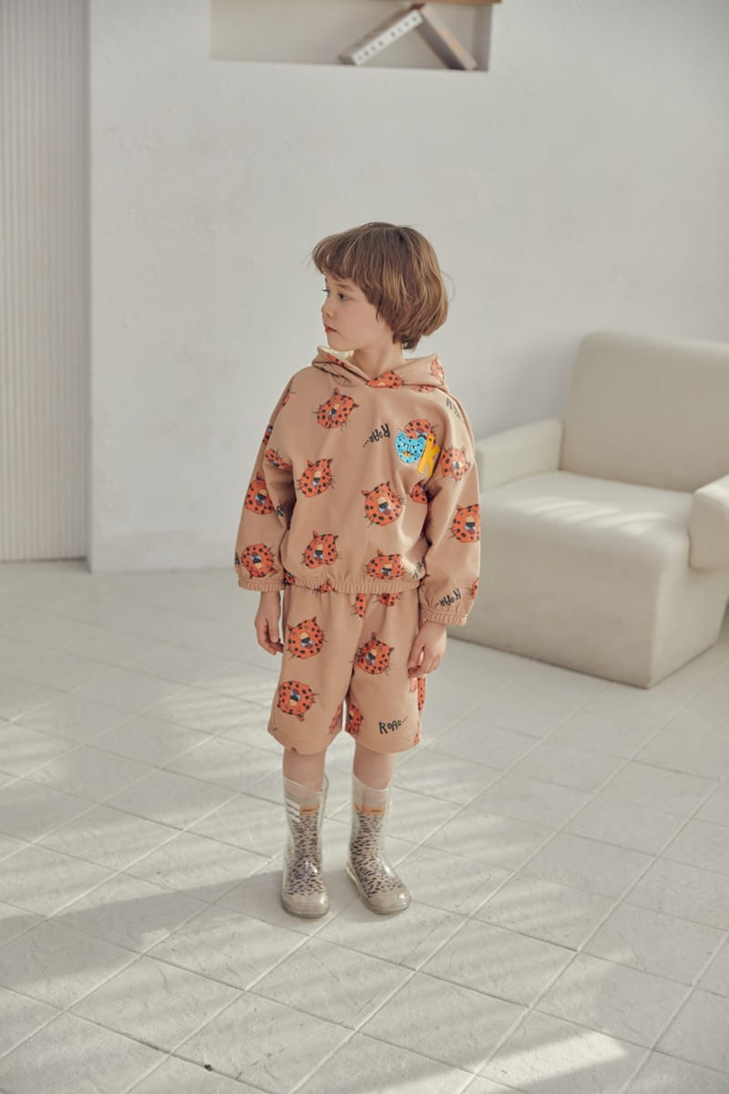 Mimico - Korean Children Fashion - #designkidswear - Cheetah Top Bottom Set