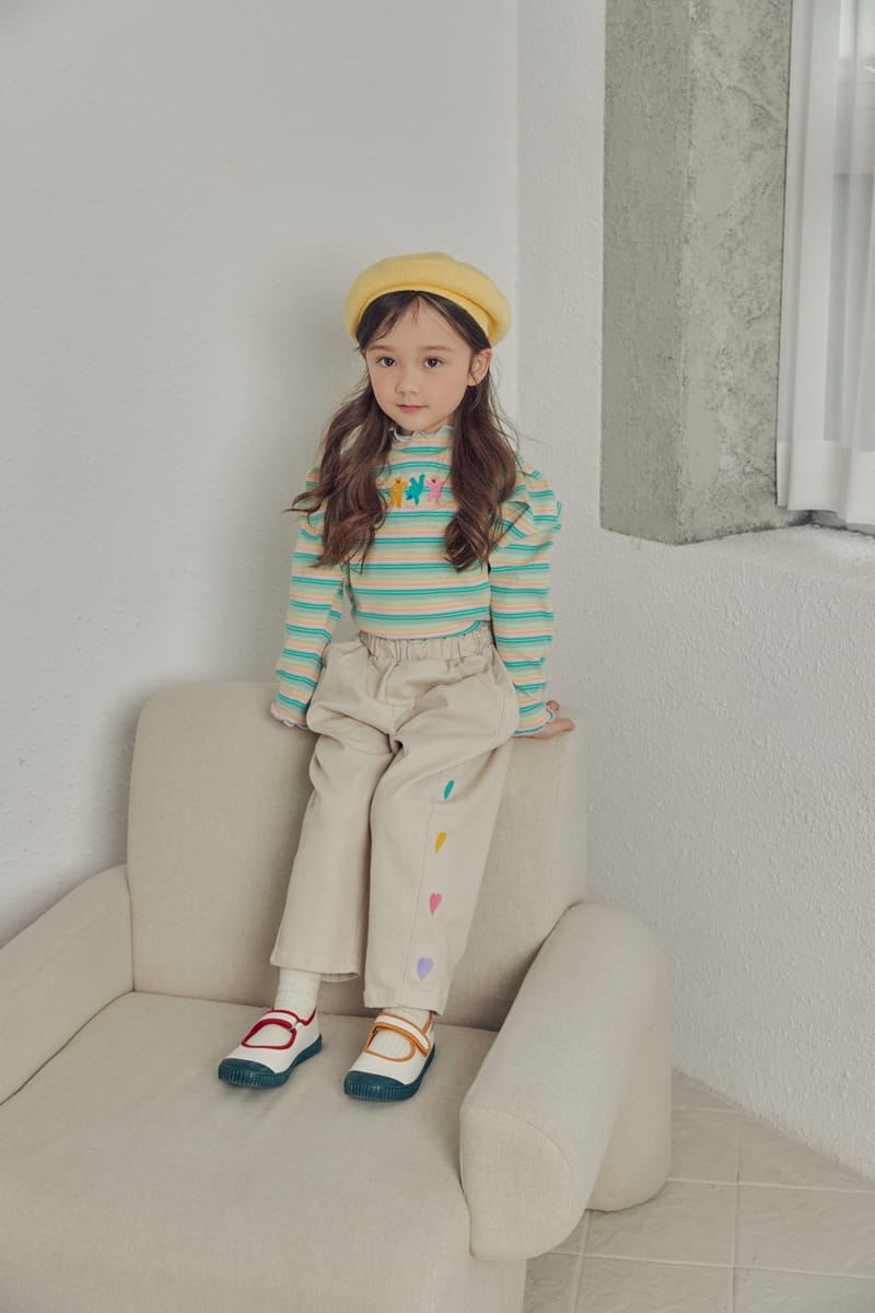 Mimico - Korean Children Fashion - #childrensboutique - Bear Girl Tee - 4