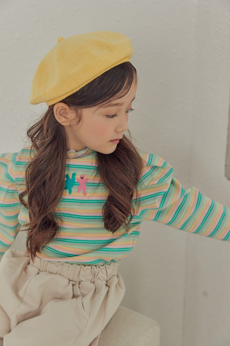 Mimico - Korean Children Fashion - #discoveringself - Bear Girl Tee - 5