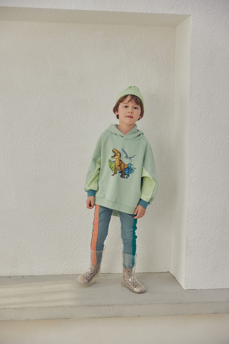 Mimico - Korean Children Fashion - #kidsshorts - Dinoz Tee - 4