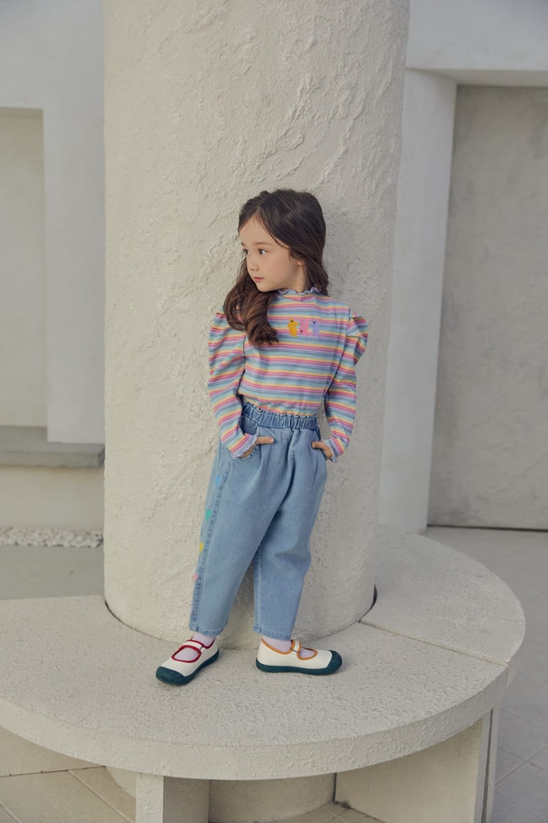 Mimico - Korean Children Fashion - #kidzfashiontrend - Bear Girl Tee - 9